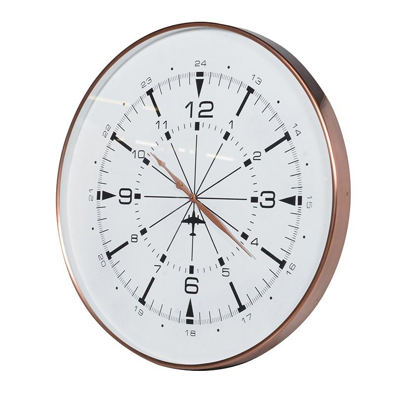 Copper A24 Wall Clock-Contract Furniture Store for hospitality, leisure & commercial projects