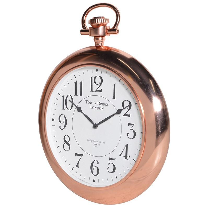 Copper TB Wall Clock-Coach House-Contract Furniture Store