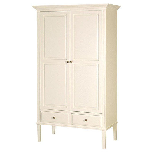 Cream Fayence Double Wardrobe