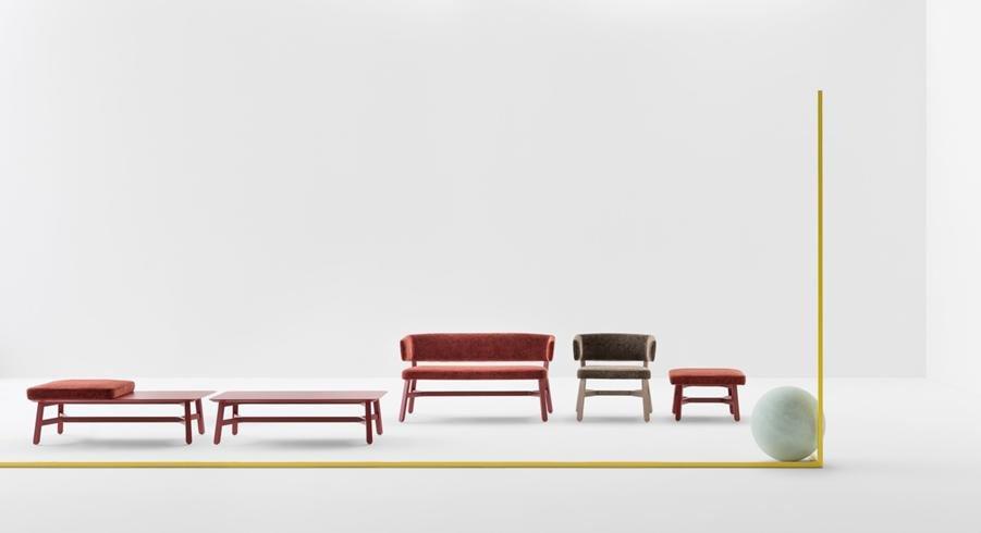 Croissant 593-Cushion Bench-Billiani-Contract Furniture Store