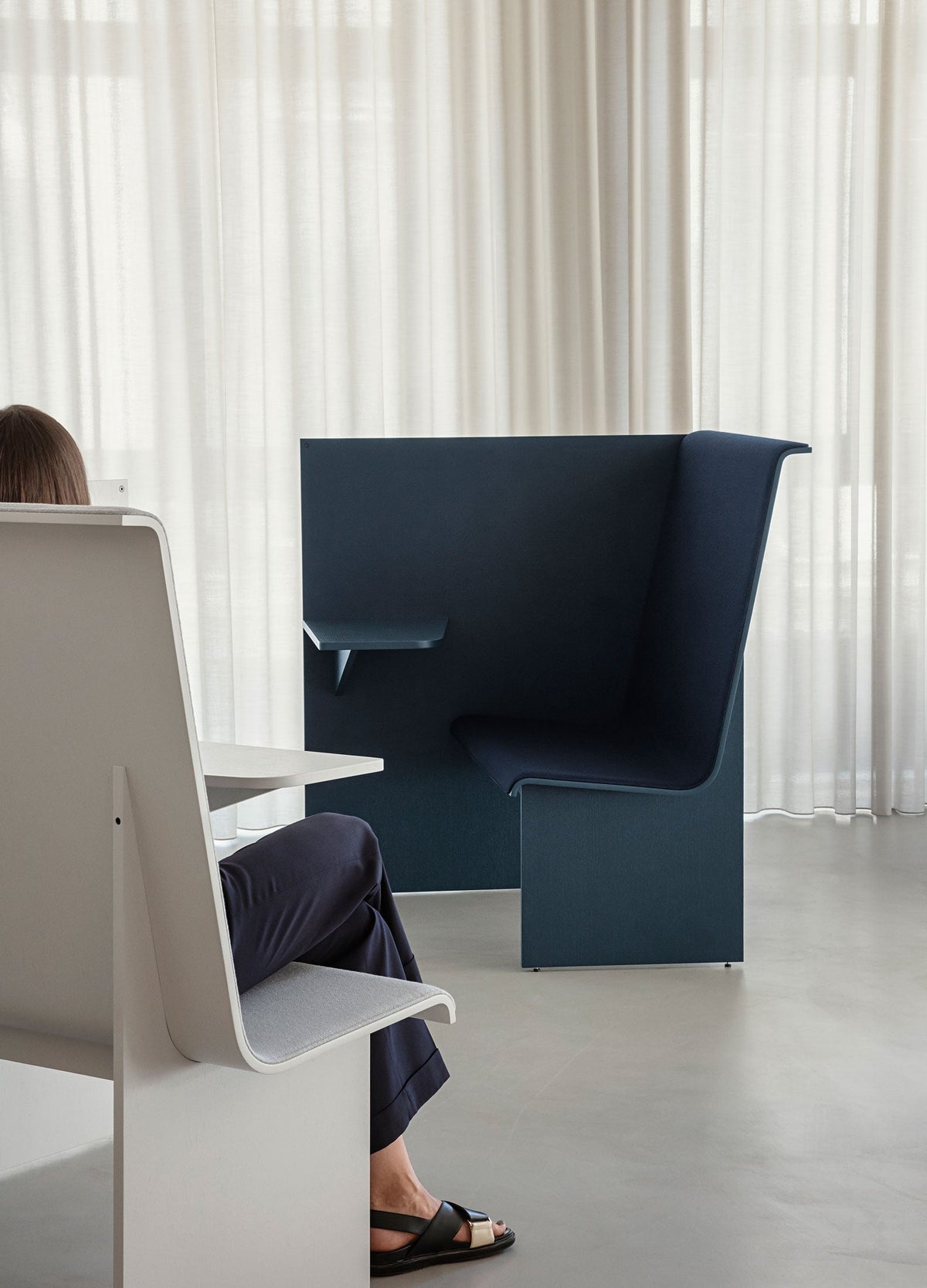 Cubicle Work Station Upholstered-+Halle-Contract Furniture Store
