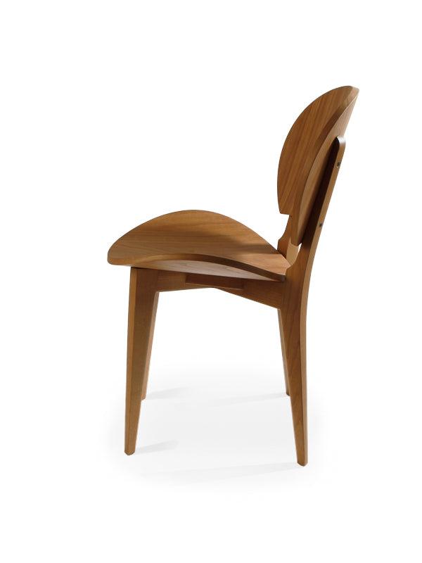 Curve Wood Side Chair-X8-Contract Furniture Store