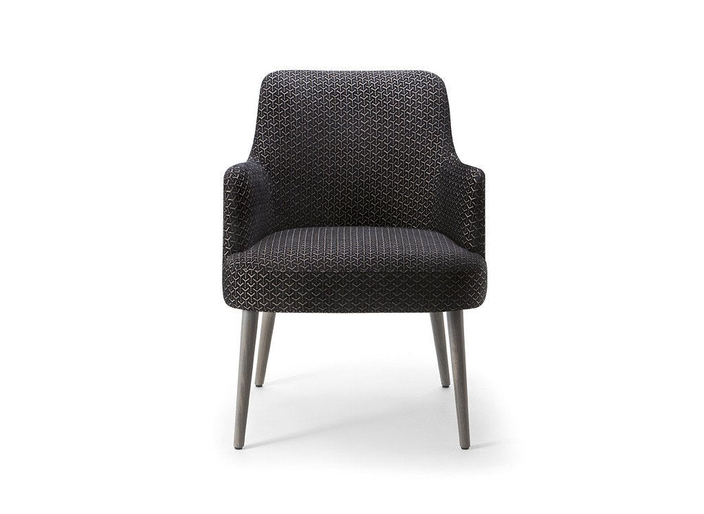 Da Vinci 03 Armchair c/w Wood Legs-Torre-Contract Furniture Store