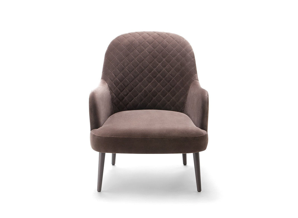 Da Vinci 05 Lounge Chair c/w Wood Legs-Torre-Contract Furniture Store