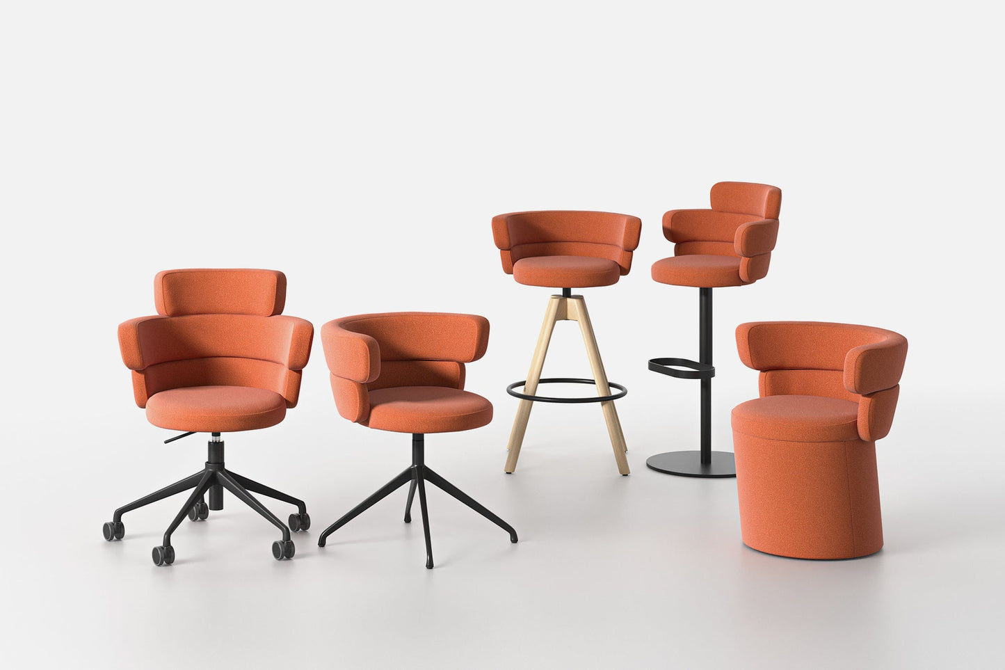 Dam ST-S-A High Stool-Contract Furniture Store for hospitality, leisure & commercial projects