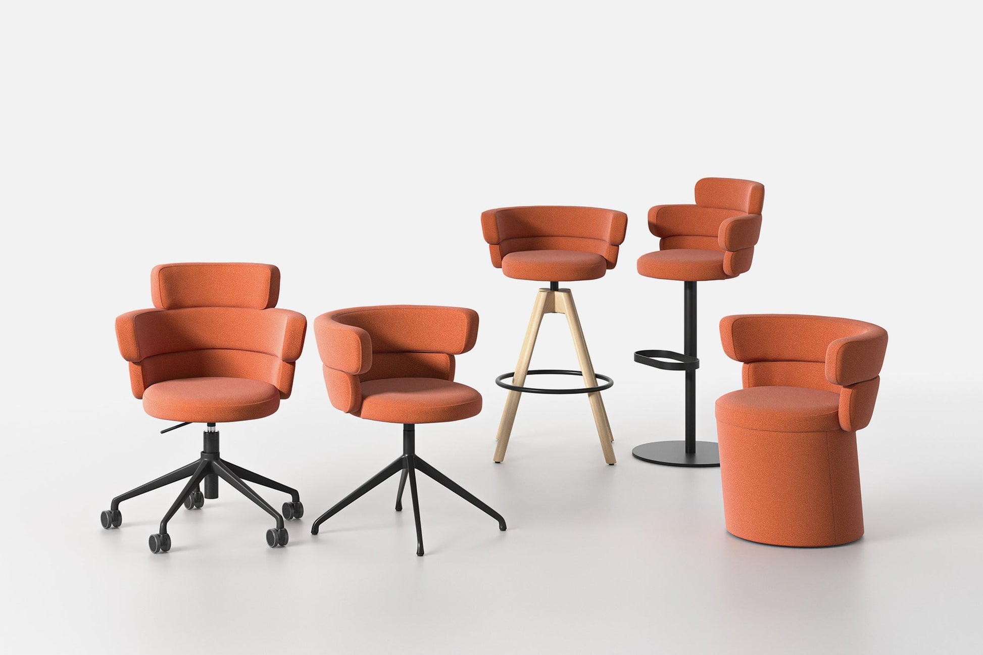 Dam XL ST-ADJ High Stool-Contract Furniture Store for hospitality, leisure & commercial projects