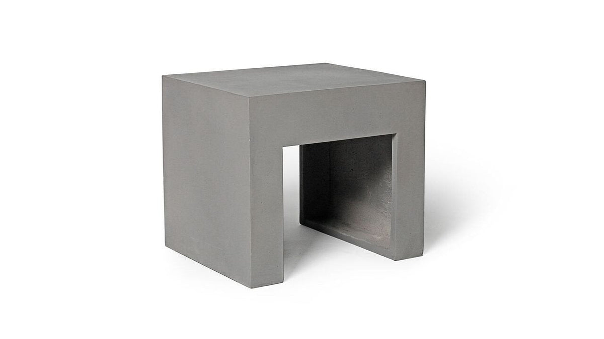 Dawn Concrete Low Stool-Lyon Beton-Contract Furniture Store