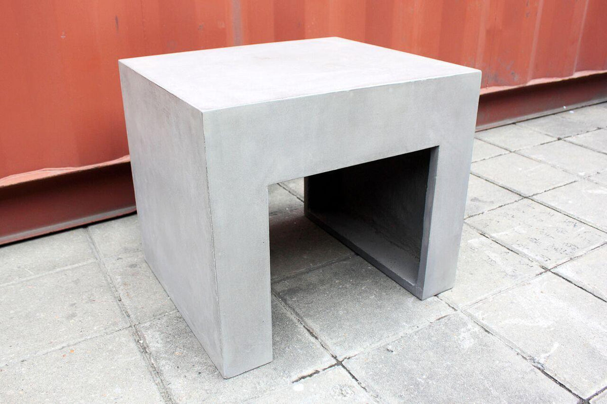 Dawn Concrete Low Stool-Lyon Beton-Contract Furniture Store