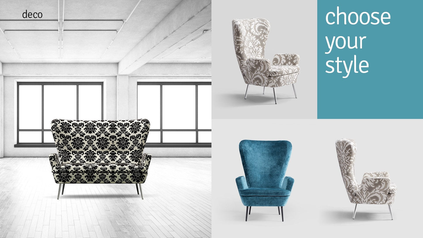 Deco Wing Lounge Chair-Contract Furniture Store for hospitality, leisure & commercial projects