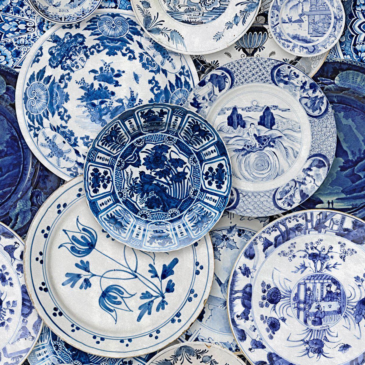 Delftware Wallpaper