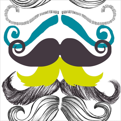 Different Moustaches Wallpaper-Contract Furniture Store for hospitality, leisure & commercial projects