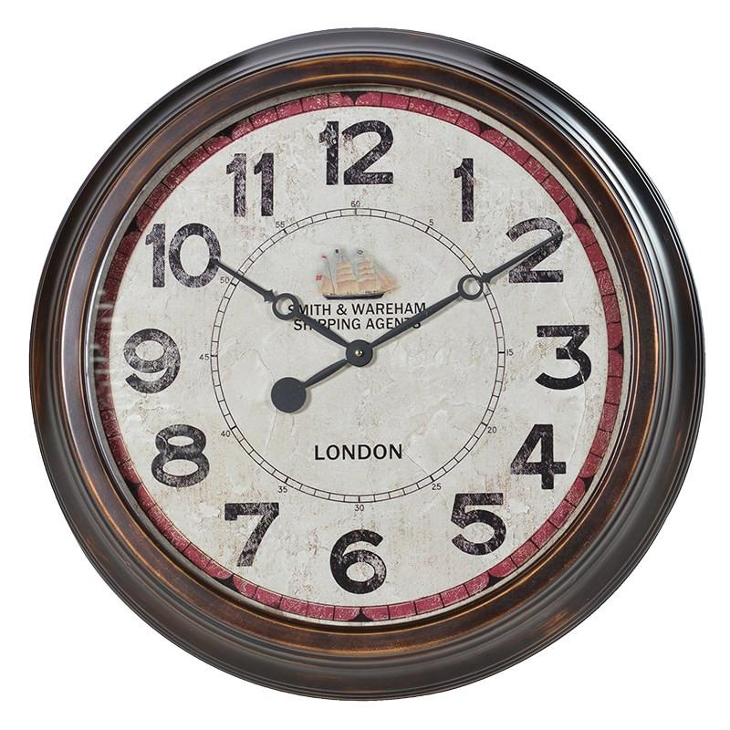 Distressed SW Wall Clock-Coach House-Contract Furniture Store