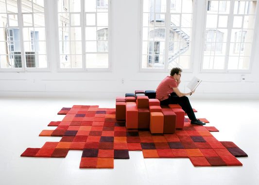Do-Lo-Rez 1 Reds Rug-Contract Furniture Store for hospitality, leisure & commercial projects