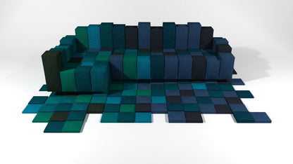 Do-Lo-Rez 2 Blues Rug-Contract Furniture Store for hospitality, leisure & commercial projects
