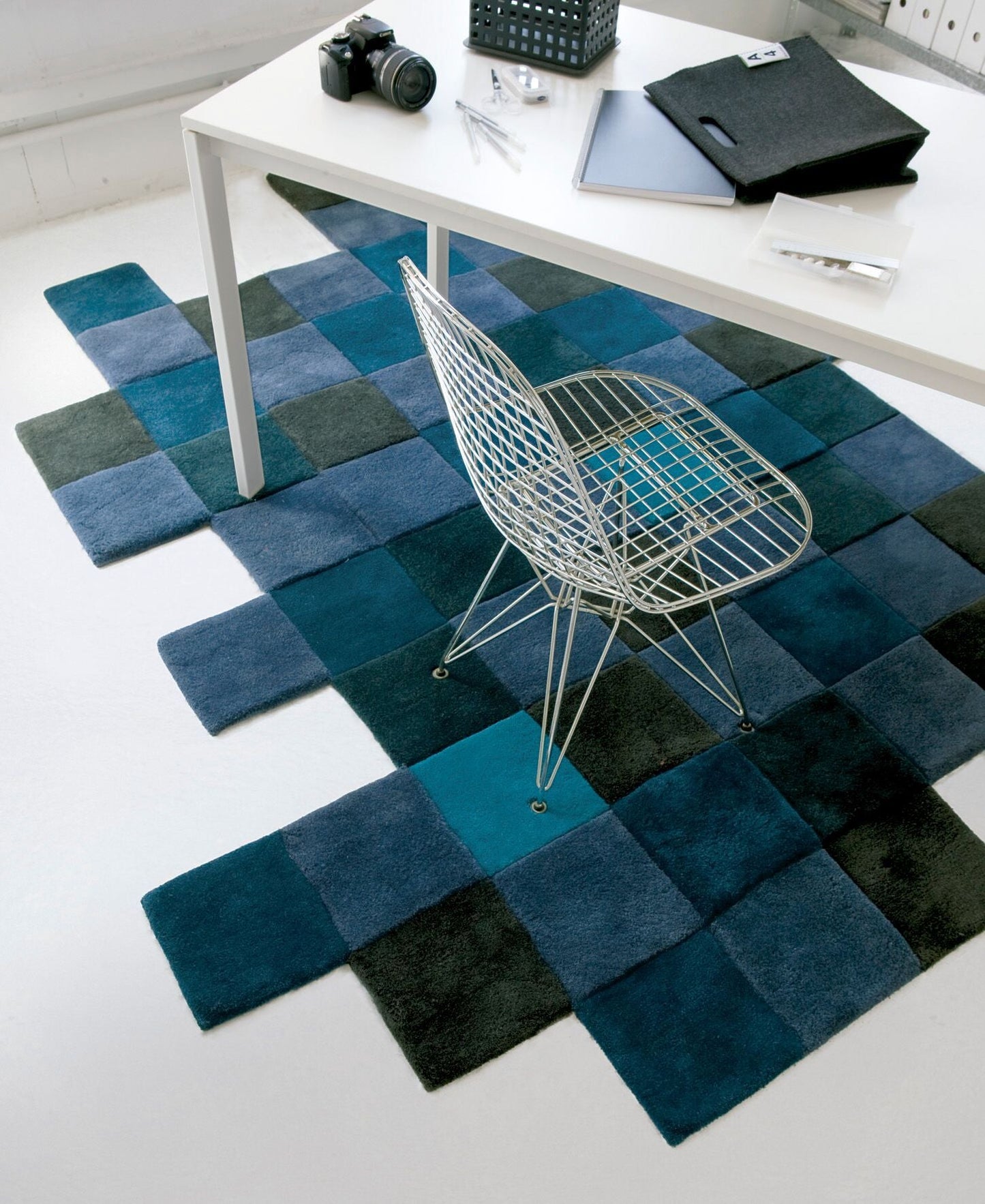 Do-Lo-Rez 2 Blues Rug-Contract Furniture Store for hospitality, leisure & commercial projects