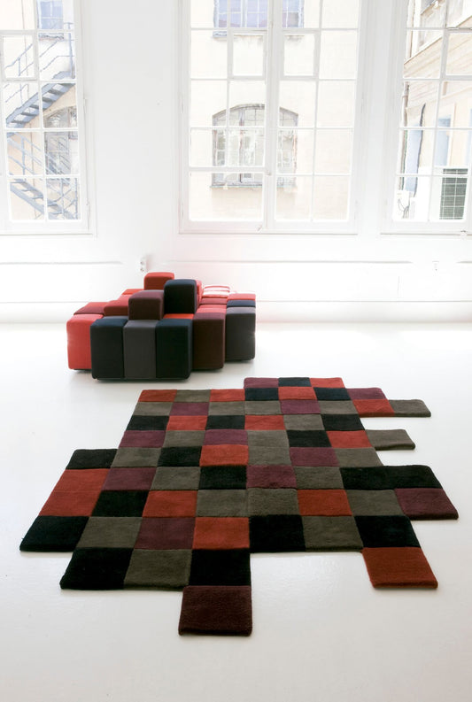 Do-Lo-Rez 2 Reds Rug-Contract Furniture Store for hospitality, leisure & commercial projects