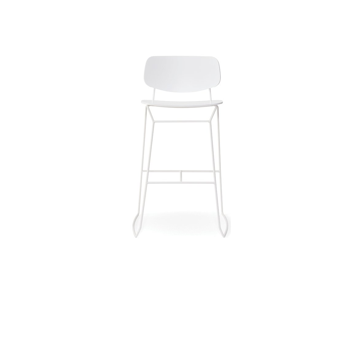 Doll Steel 164 High Stool-Contract Furniture Store for hospitality, leisure & commercial projects