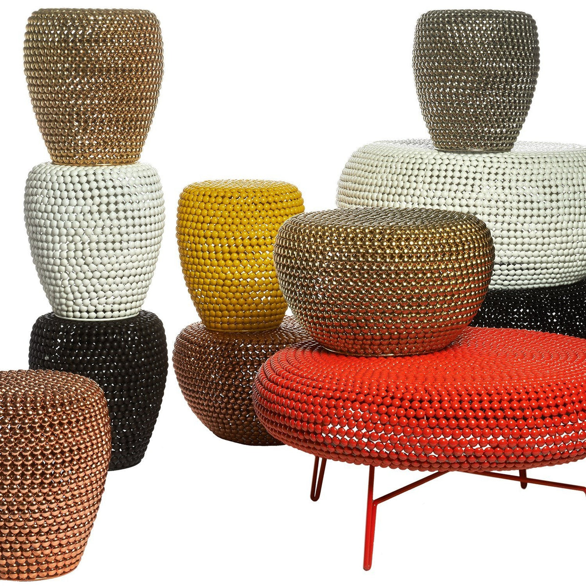Dot Lounge Low Stool-Pols Potten-Contract Furniture Store