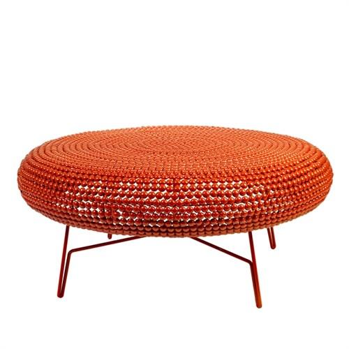 Dot Lounge XL Metal Low Stool-Contract Furniture Store for hospitality, leisure & commercial projects