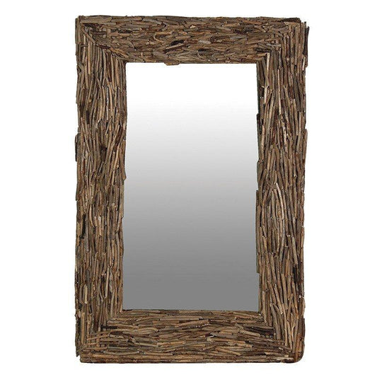 Driftwood Rectangular Mirror-Contract Furniture Store for hospitality, leisure & commercial projects