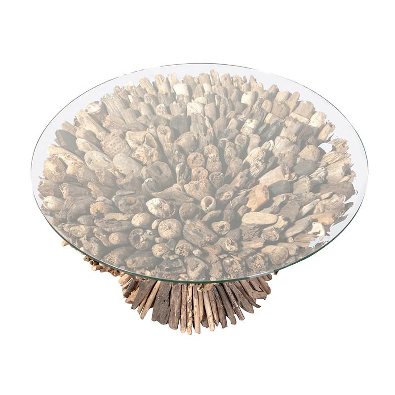 Driftwood Round Coffee Table