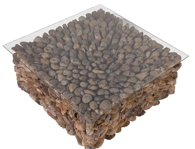 Driftwood Square Coffee Table