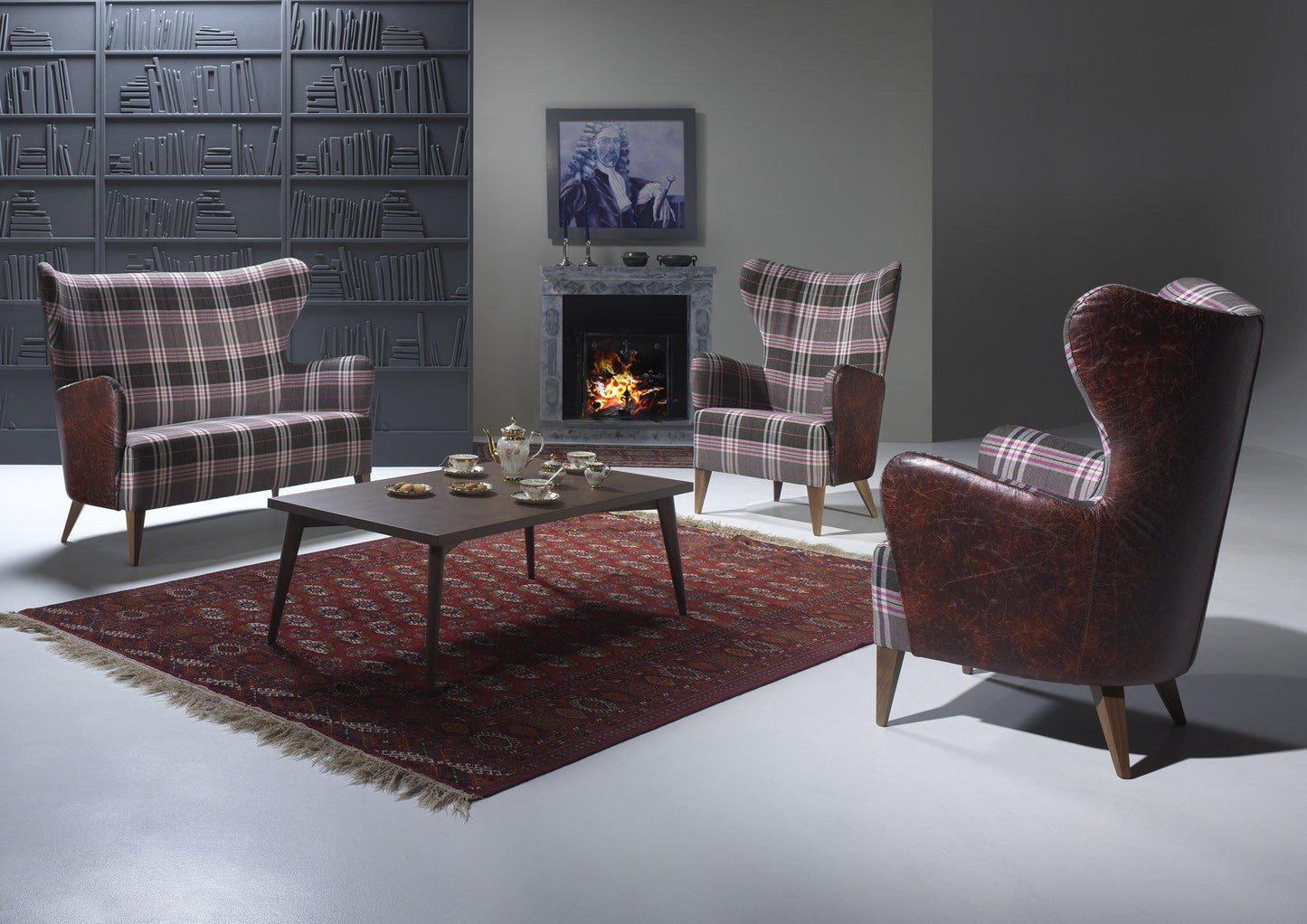 Duke/2P Wing Sofa