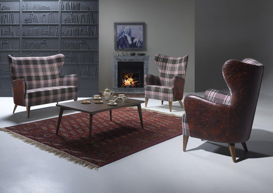 Duke/2P Wing Sofa-Contract Furniture Store for hospitality, leisure & commercial projects