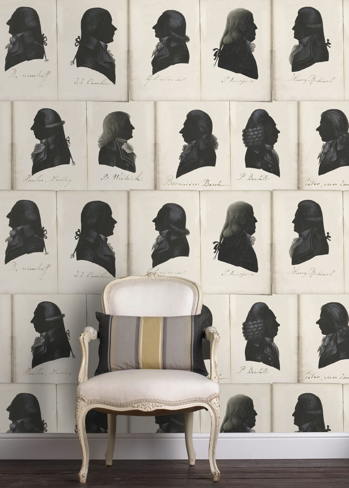 Dutch Portraits Wallpaper-Contract Furniture Store for hospitality, leisure & commercial projects