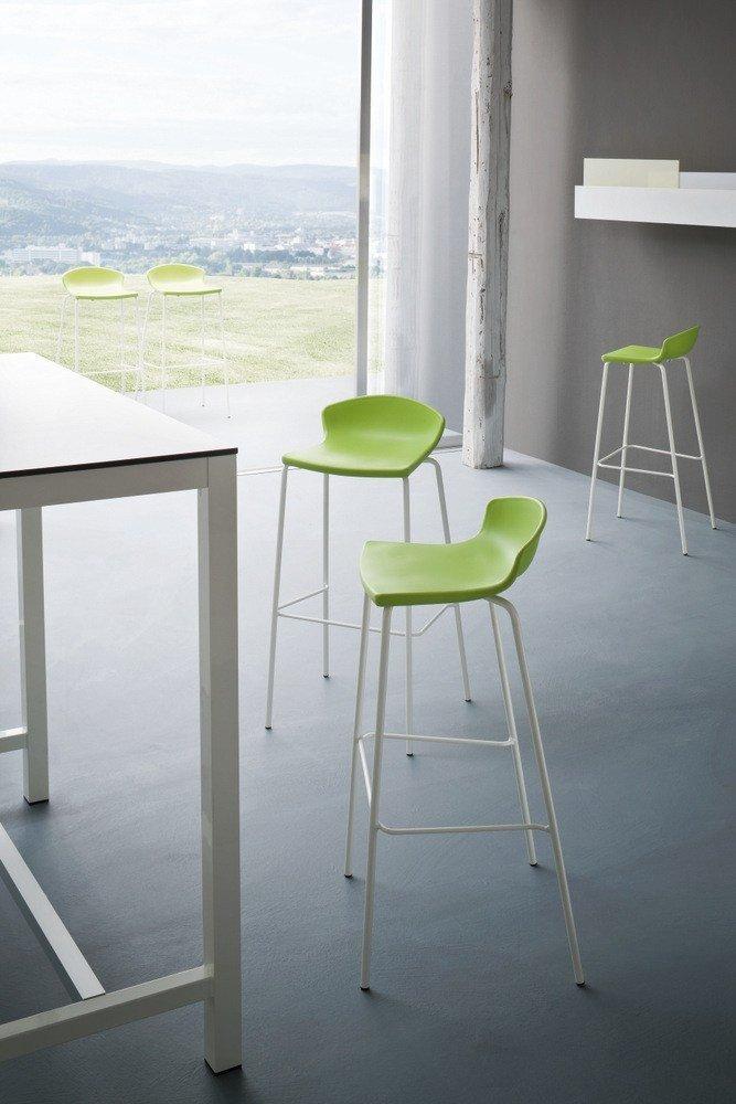 Easy High Stool c/w Metal Legs-Gaber-Contract Furniture Store