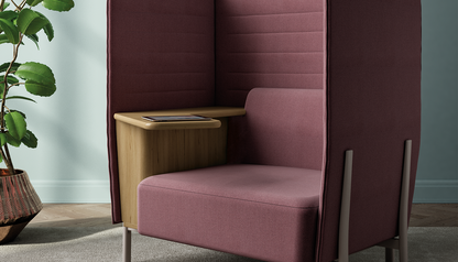 Eleven High Back Work Station-Contract Furniture Store for hospitality, leisure & commercial projects