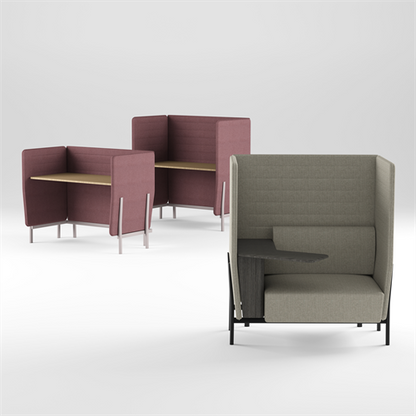 Eleven High Back Work Station-Contract Furniture Store for hospitality, leisure & commercial projects