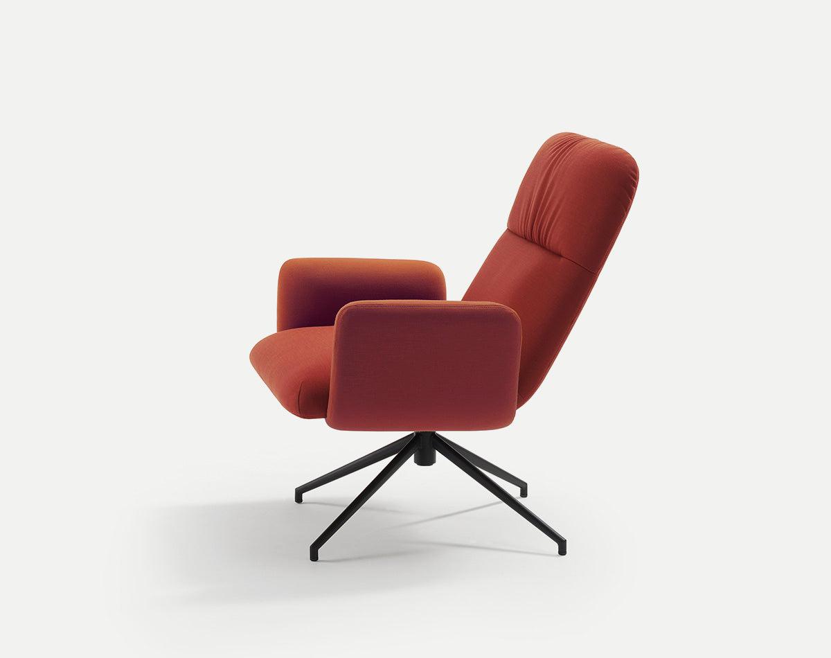 Elle Lounge Chair c/w Spider Base-Sancal-Contract Furniture Store