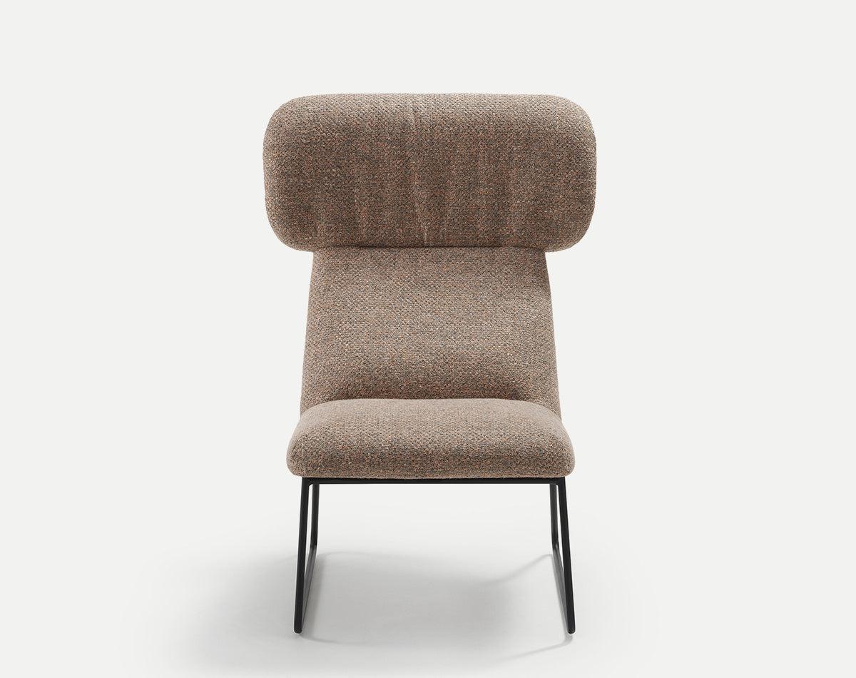 Elle Sled Wing Lounge Chair-Contract Furniture Store for hospitality, leisure & commercial projects