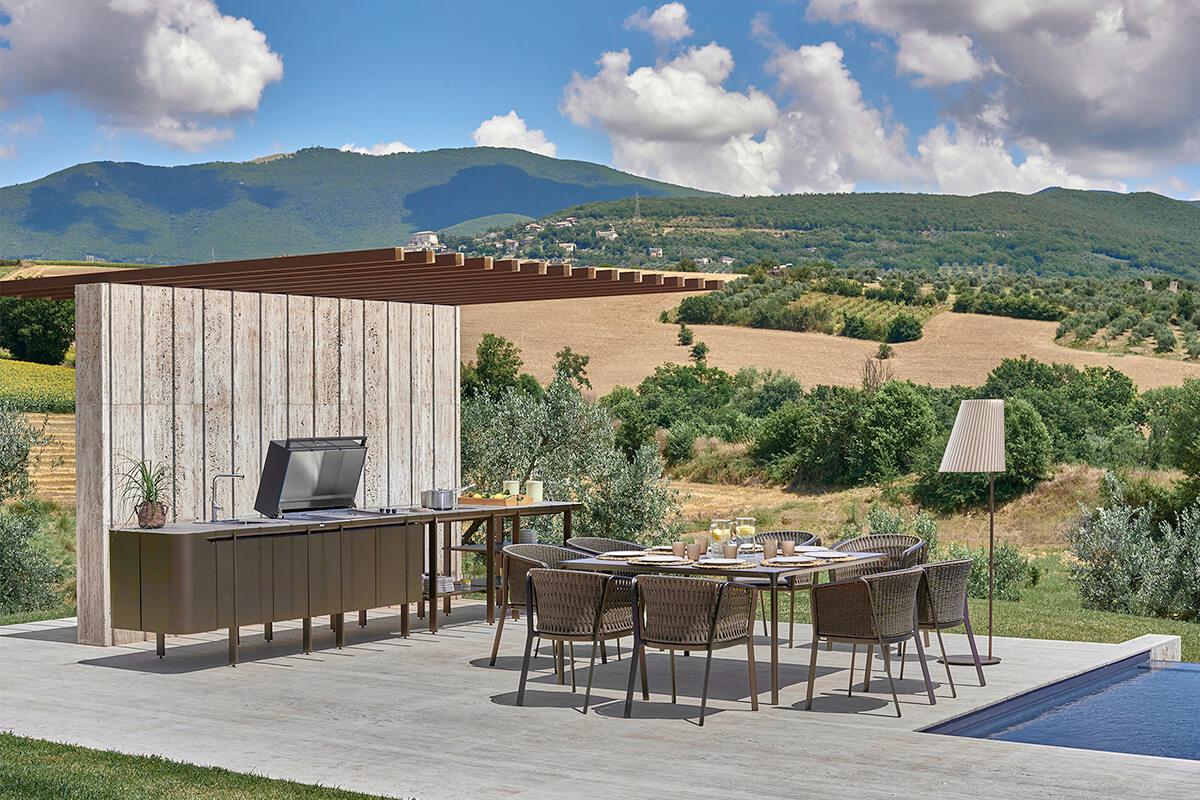 Emily Modular Outdoor Kitchen-Contract Furniture Store for hospitality, leisure & commercial projects