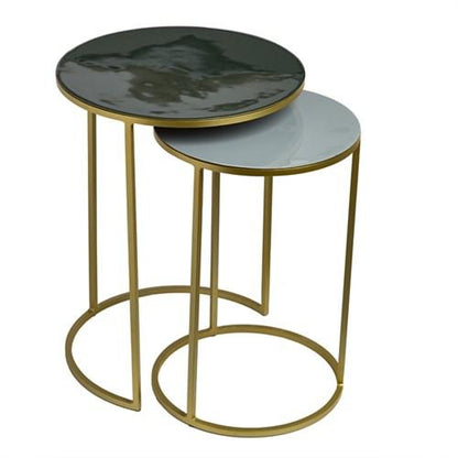 Enamel Side Tables-Contract Furniture Store for hospitality, leisure & commercial projects