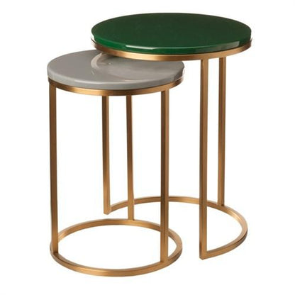 Enamel Side Tables-Contract Furniture Store for hospitality, leisure & commercial projects