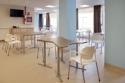 Ergotab Uno Trapezoidal Table-Contract Furniture Store for hospitality, leisure & commercial projects