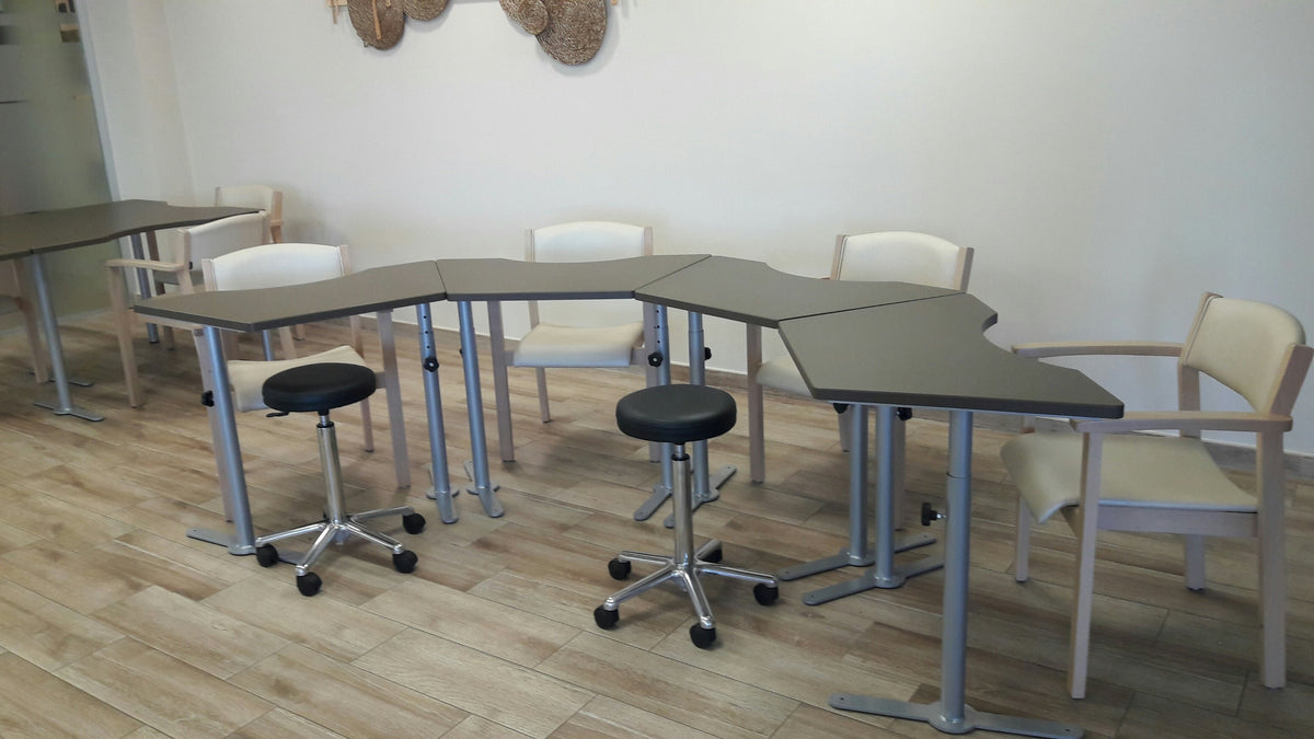 Ergotab Uno Trapezoidal Table-Gerodan-Contract Furniture Store