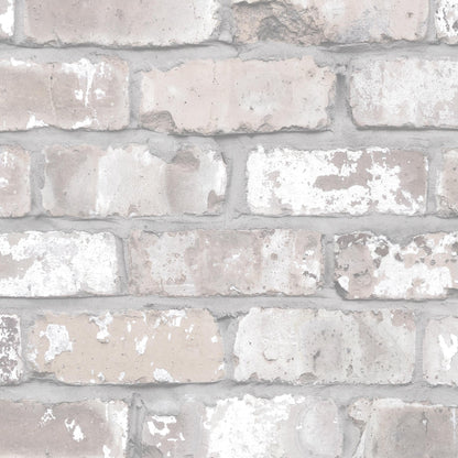 Exposed Brick Effect Wallpaper