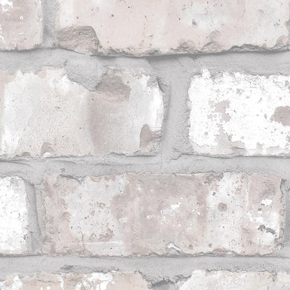 Exposed Brick Effect Wallpaper