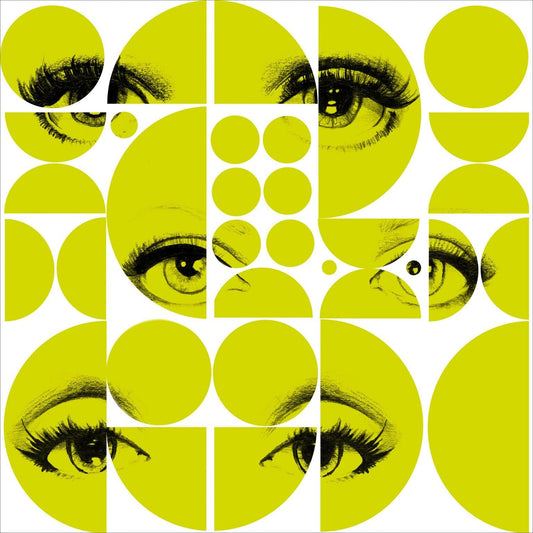 Eyes & Circles Green Wallpaper