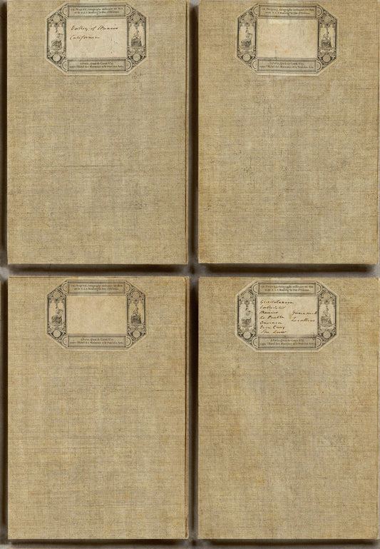 Fabric Covers Antique Wallpaper