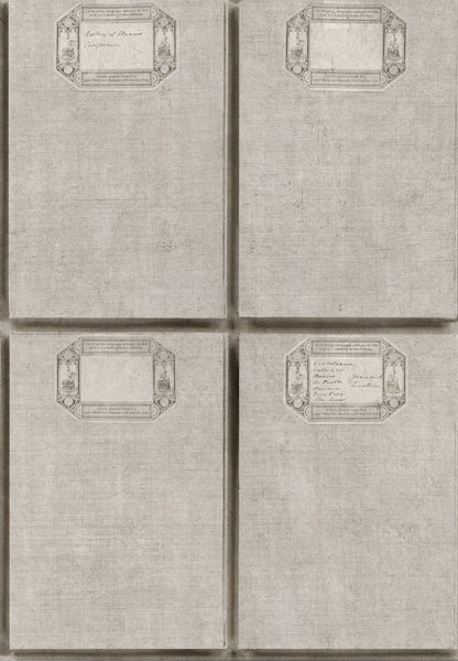 Fabric Covers Taupe Wallpaper