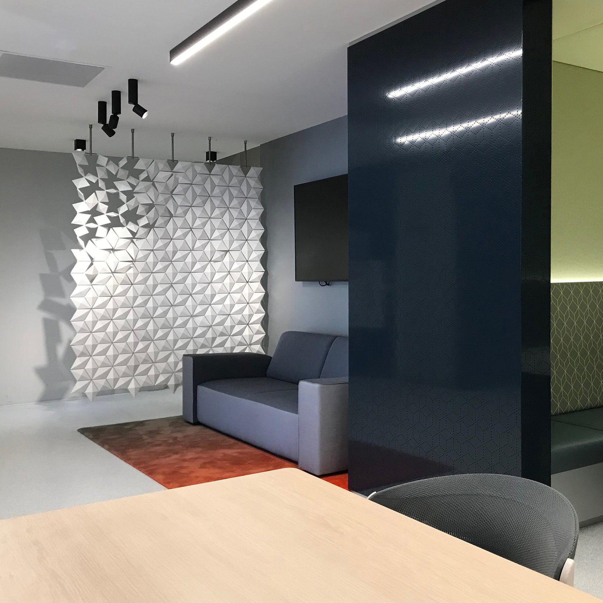 Facet Hanging Room Divider