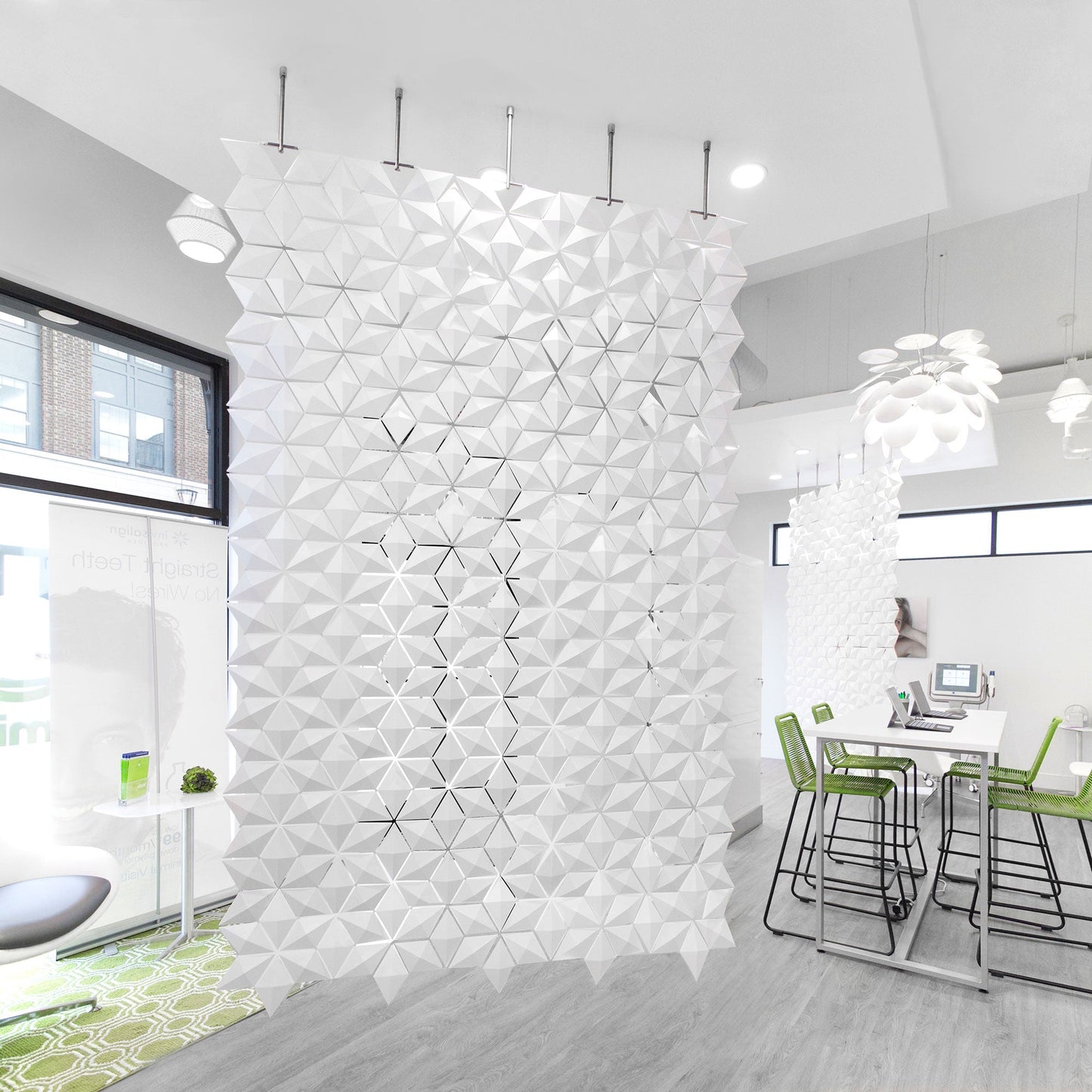 Facet Hanging Room Divider