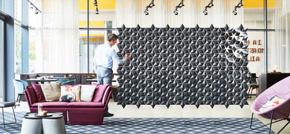 Facet Hanging Room Divider