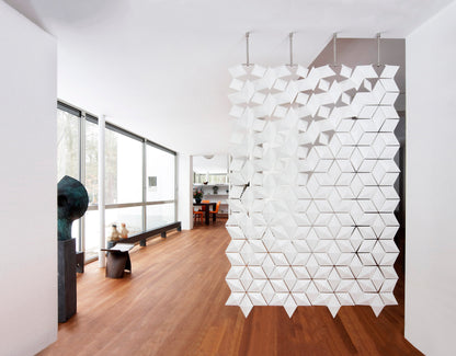 Facet Hanging Room Divider