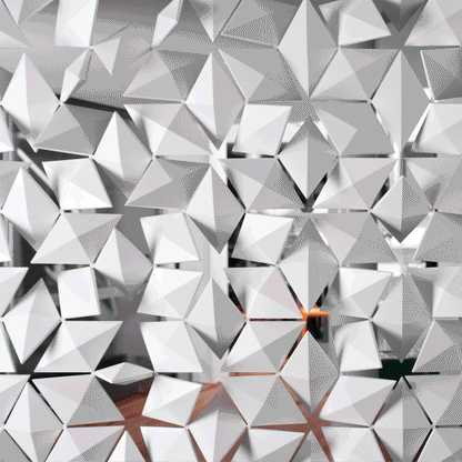 Facet Hanging Room Divider