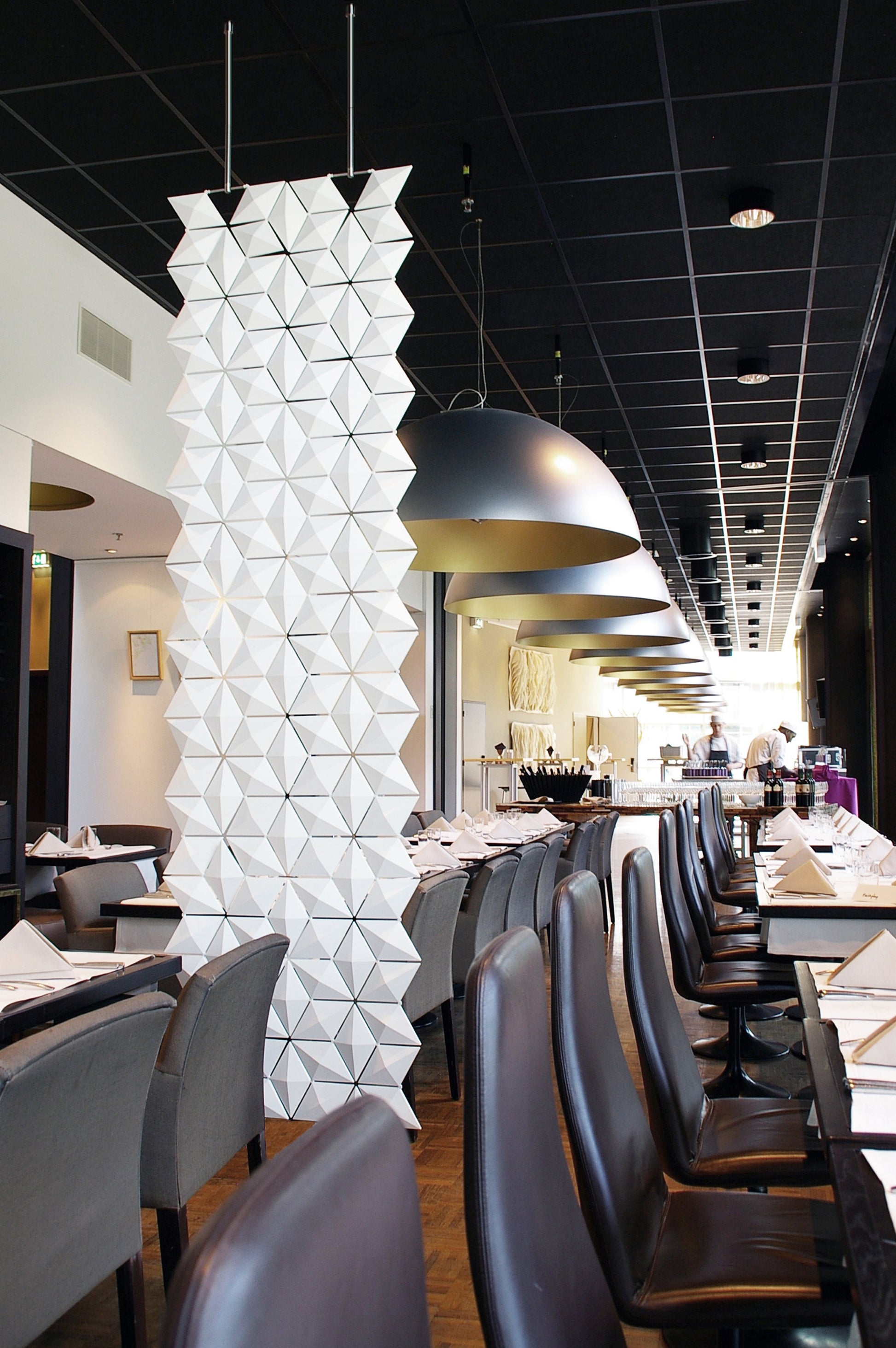Facet Hanging Room Divider